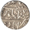 Silver Rupee  Coin of Muhayyi ud din Aurangzeb Alamgir of  Itawa Mint.