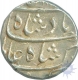 Silver Half Rupee Coin  of Shah Alam Bahadur of Surat Mint.