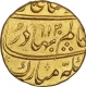 Gold Mohur Coin of Shah Alam Bahadur of Khujista Bunyad Mint.