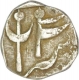 Silver Half Rupee Coin of Shah Alam II of Surat Mint.