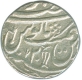 Silver Rupee Coin of Najibabad mint of  of awadh state.