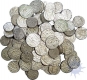 a Mixed Lot of 100 Silver Coins of Mughal Emperors & Indian Princely States, About Fine to Extremely Fine.