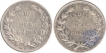 Silver Rupia Coins of Goa of Portuguese Administration.