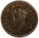 Bronze Half  Pice Restrike Proof Coin of King George VI of  Calcutta Mint of 1938.