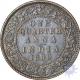 Copper One Quarter Anna Coin  of Victoria Empress of Calcutta Mint of 1889.