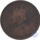 Copper Half Anna Coin of  Victoria  Queen of  Calcutta Mint of  1875.