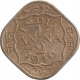 Cupro Nickel  Half Anna Mule Issue Coin  King George VI  of  Bombay Mint  of 1946.