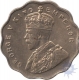 Cupro Nickel One  Anna Coin of  King George V of Calcutta Mint of 1934.