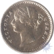 Silver Two Anna  Coin of Victoria Queen of Bombay Mint of 1841.