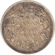 Silver Two  Annas Coin of  Victoria Queen of Calcutta Mint  of 1876 .