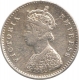 Silver Two  Annas Coin of  Victoria Empress of Bombay Mint of 1883.