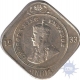 Cupro Nickel Two  Annas Coin  of King George V of Calcutta Mint of 1933.