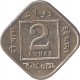 Cupro Nickel Two  Annas Coin  of King George V of Calcutta Mint of 1933.