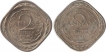 Nickel Brass Two  Annas Coins of King George VI of  Calcutta Mint of 1946.