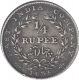 Rare Silver Quarter Rupee  Coin of King William IIII of  1835.