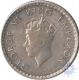 Silver Quarter Rupee Coin of  King George VI of  Bombay Mint of 1940.