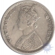 Silver Half Rupee Coin of Victoria Queen  of Bombay Mint of 1874.