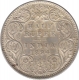 Silver Half Rupee Coin of Victoria Empress of Calcutta Mint of 1894.