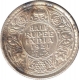 Silver Half Rupee Coin of King George V  of Calcutta Mint of 1921.