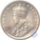 Silver  Half Rupee Coin of King George V of Calcutta Mint of  1934.