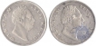 Silver Rupee Coins of King William IIII of Calcutta Mint of 1835.