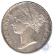 Silver Rupee Coin of Victoria Queen  of  Calcutta Mint of 1840