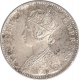 Silver One Rupee Coin of Victoria Empress of Bombay Mint of 1884.