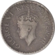 Silver One Rupee Coin of King George VI of  Bombay Mint of  1938.