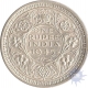 Silver One Rupee Coin of King George VI of  Bombay Mint of 1945.