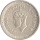 Silver One Rupee Coin of King George VI of  Bombay Mint of 1945.