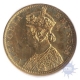 Gold Ten Rupees Coin of Victoria Empress of Bombay Mint of 1878.