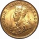 Roll of Bronze One Quarter Anna of King George V.