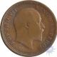 Error Brockage Lakhi One Quarter Anna Coin  of King Edward VII.