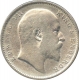 Error Silver One Rupee Coin  of Edward VII of Wrong Urdu Variety of 1901.