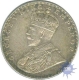 Error Brockage Lakhi  Silver One  Rupee coin of King George V.