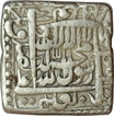 Silver Square Rupee of Akbar of Urdu Zafar Qarin Mint. 