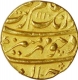 Gold Mohur of Aurangzeb Alamgir of Gulbarga Mint.