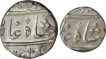 Silver Two Set of Different Denominations of Shah Alam II of Surat Mint. 