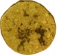 Gold half Fanam of Muhammad Shah.