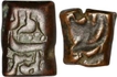 Set of Copper Unit of Alamgir II of Dar-ul-Fath Ujjain mint.