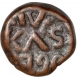 Copper Four Cash of Christian VII of India Danish. 