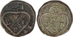 Set of Copper Half Pice of two coins of Bombay Presidency.