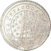 Silver half pagoda of Madras Presidency of the year 1808.