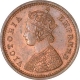 Copper One Twelfth Anna of Victoria Empress of Calcutta Mint of 1883.