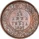 Copper One Twelfth Anna of  Victoria Empress of Calcutta Mint of 1887.