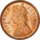 Copper Half Pice of Victoria Empress of Calcutta Mint of 1887.