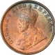 Bronze One Quarter Anna of King George V of Calcutta Mint of 1913.