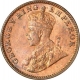 Bronze One Quarter Anna of King George V of Calcutta Mint of 1927.