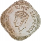 Cupro Nickel Two Annas of King George VI of Bombay Mint of 1947.