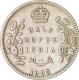 Silver Half Rupee of King Edward VII of Calcutta Mint of 1905.